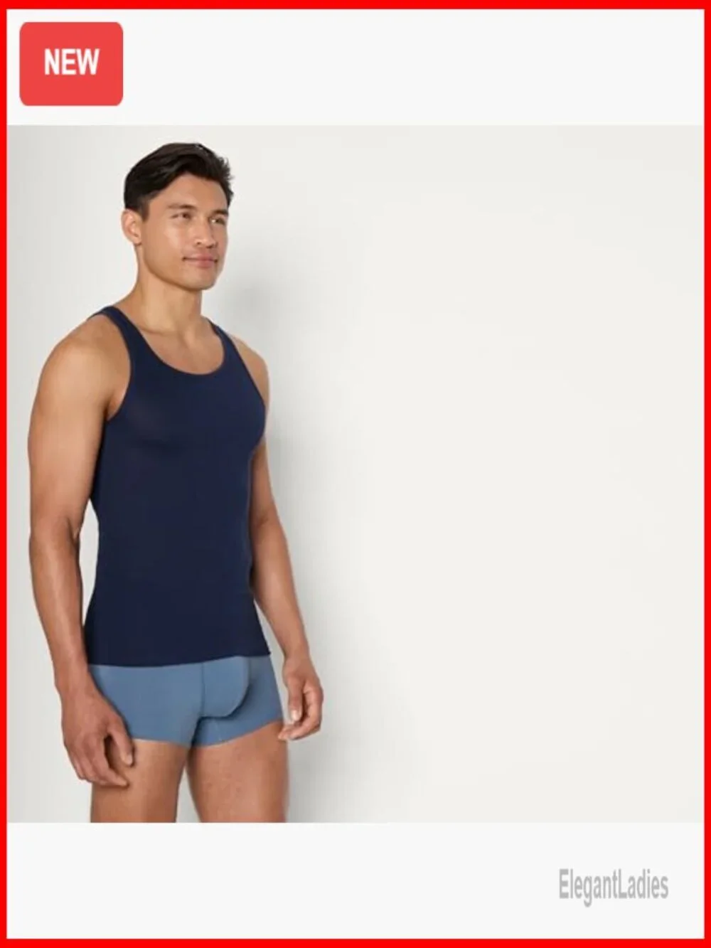 Men's Slim Fit Cotton Tank Undershirts Pack of 6 Breathable